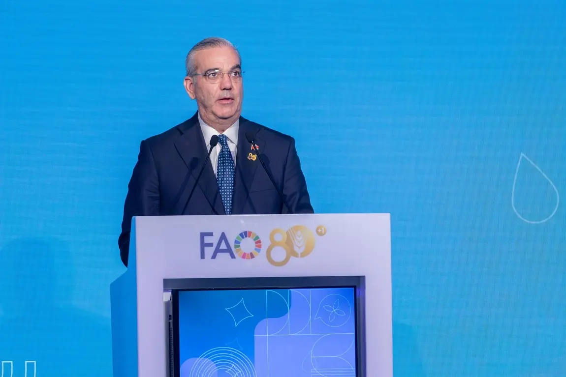 Abinader ante la FAO: “Combatir el hambre es una obligación moral”