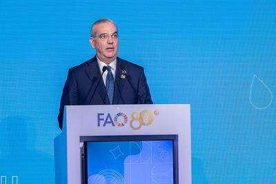 Abinader ante la FAO: “Combatir  el hambre es una obligación Moral”